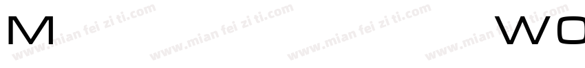 Microgramma W04 Bold Extended字体转换